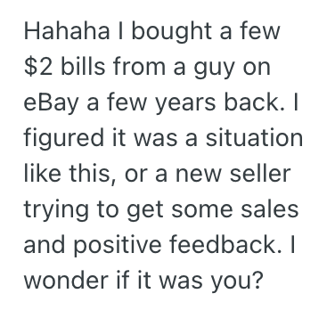 Screenshot 2025 04 09 at 2.50.20 PM Man Wanted To Become A Top Rated Seller On Ebay, So He Outsmarted The System By Selling $2 Bills For A Cheaper Cost